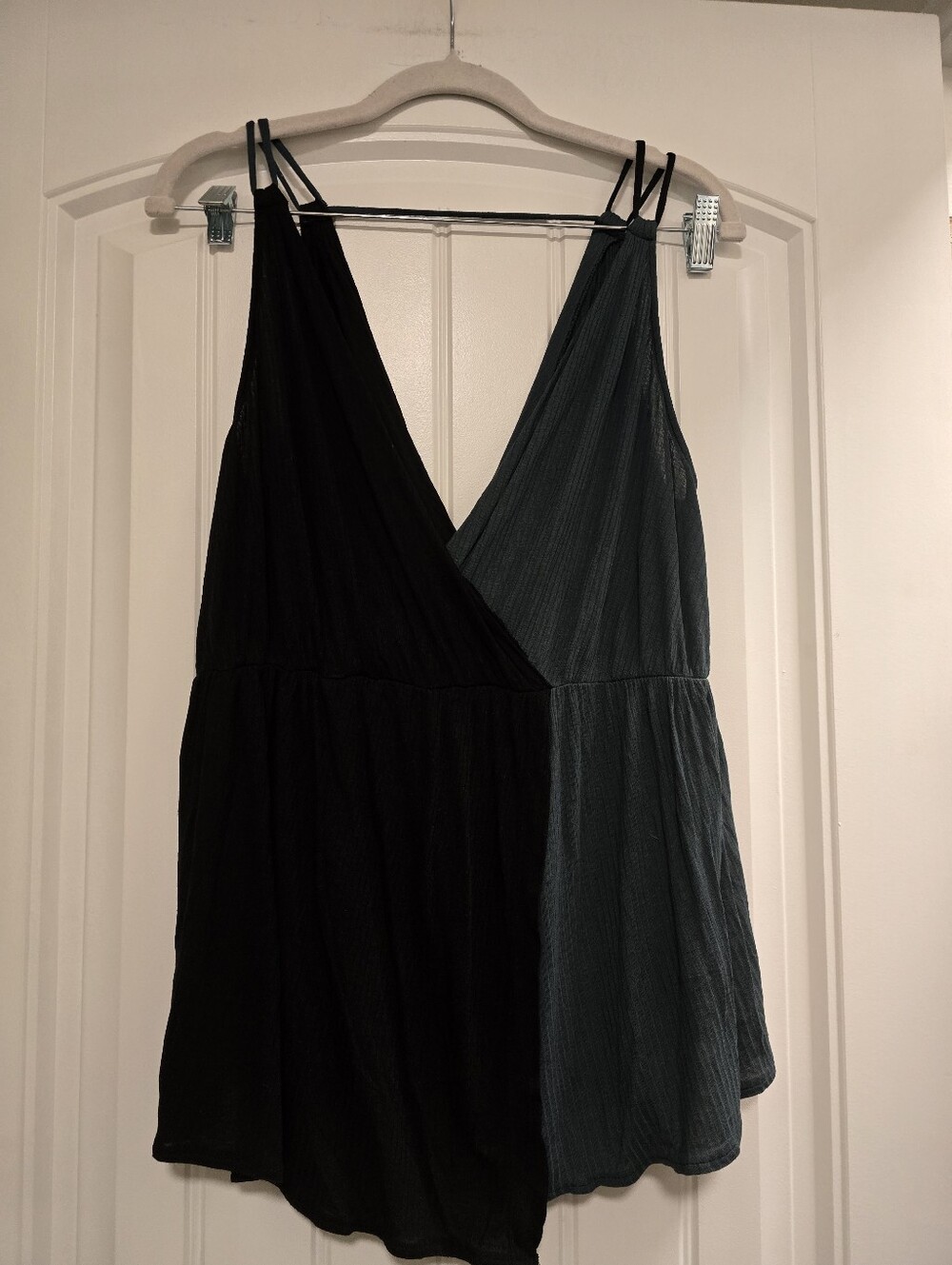 FREE PEOPLE Colorblock Ribbed Last Night Tank - Picture 3 of 7